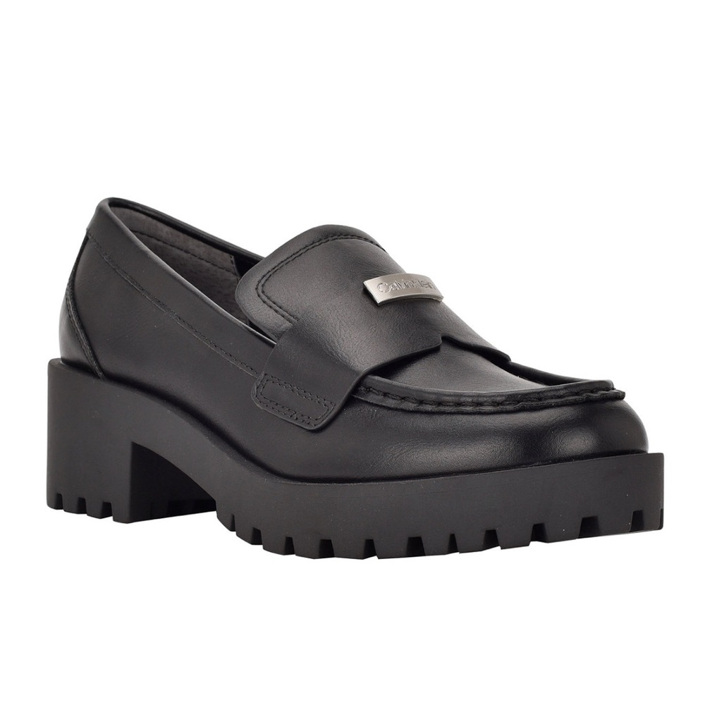 Calvin Klein Women’s Marli Lug Sole Casual Loafers